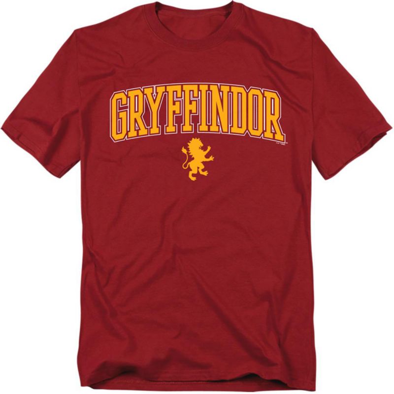 Men's Gryffindor Arched Lion T Shirt
