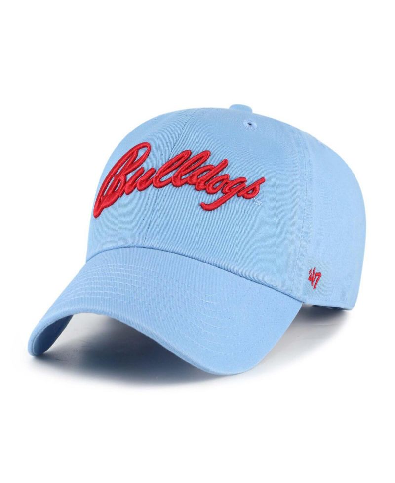 Men's Light Blue Fresno State Bulldogs Vault Clean Up Adjustable Hat