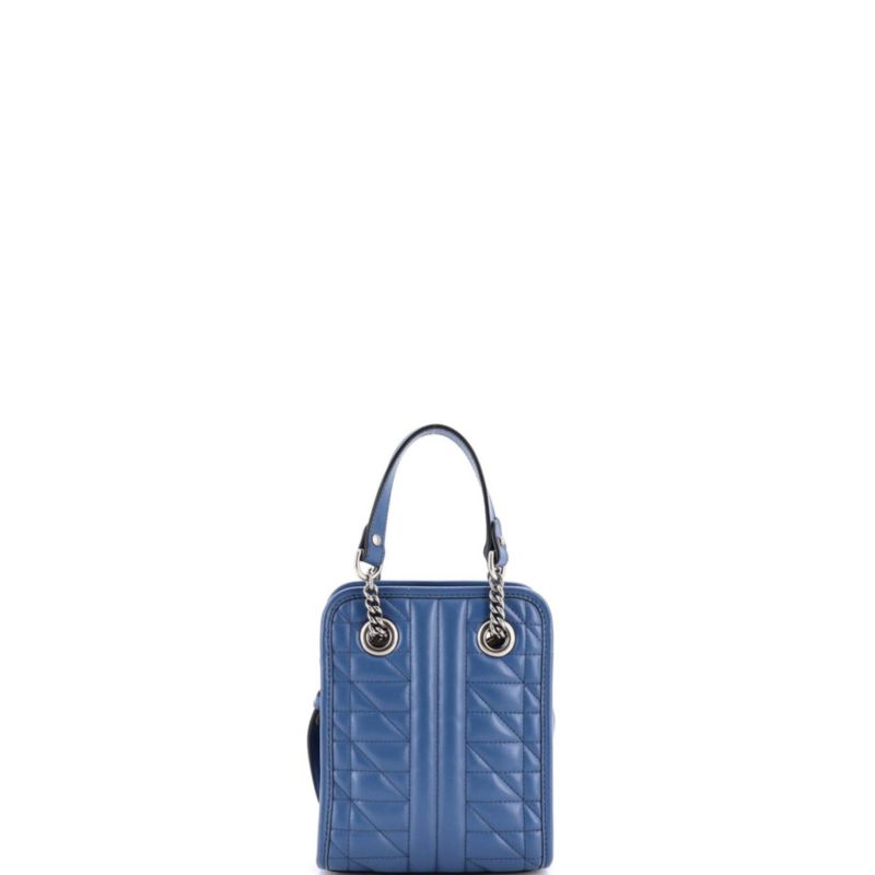 Mini GG Marmont Handle Crossbody Bag Matelasse Leather