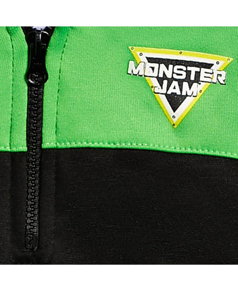 Boys Grave Digger Half Zip Hoodie