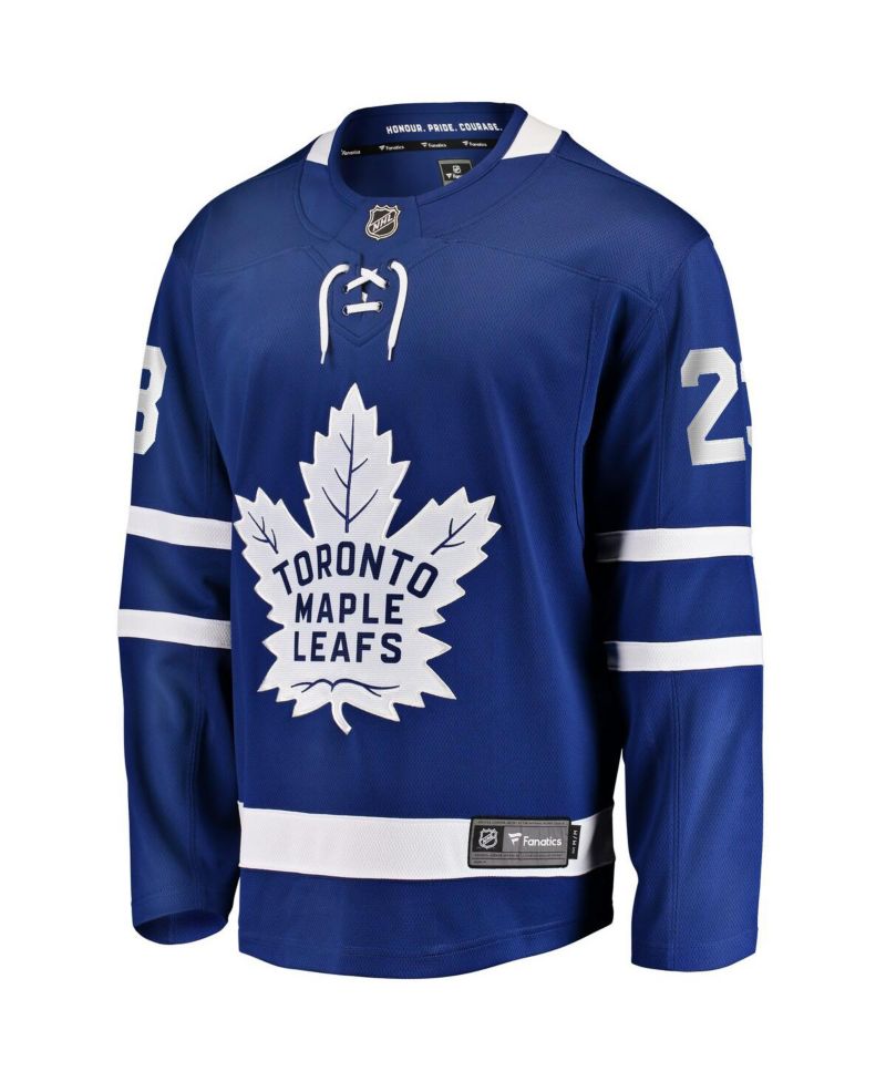 Men's Matthew Knies Blue Toronto Maple Leaf's Home Premier Breakaway Player Jersey
