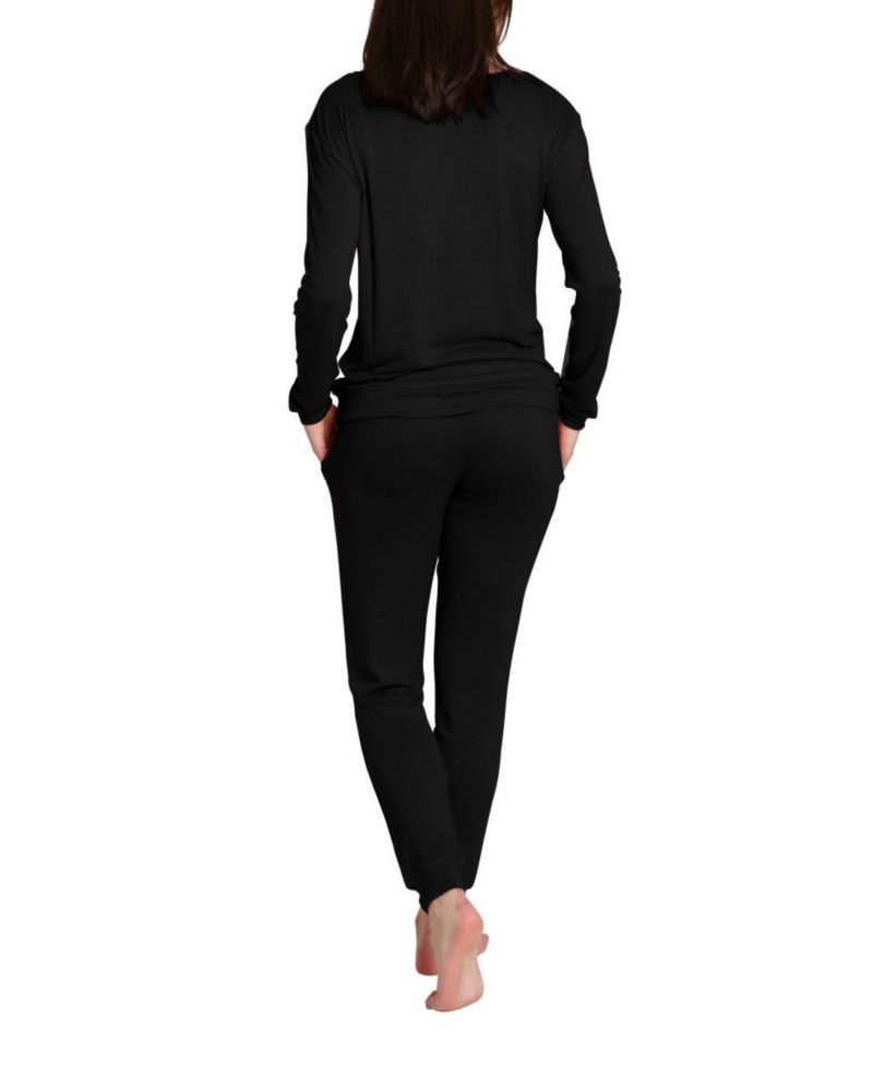 Women's Crew Neck Top with Jogger