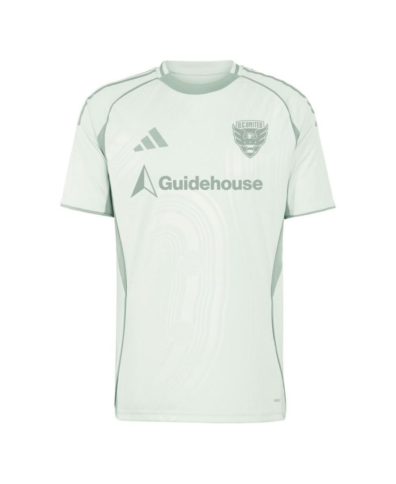 Men's Light Green D.C. United 2025 One Planet Pre-Match Jersey