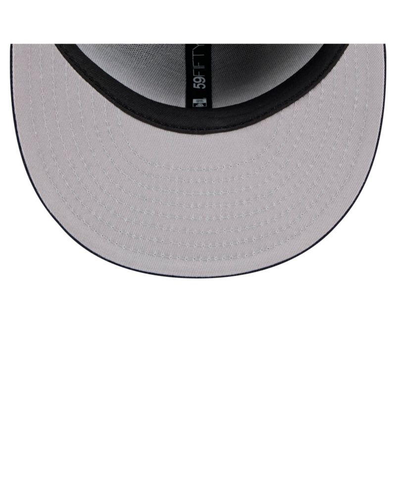 Men's Black New York Yankees Shadow Stitch 59FIFTY Fitted Hat