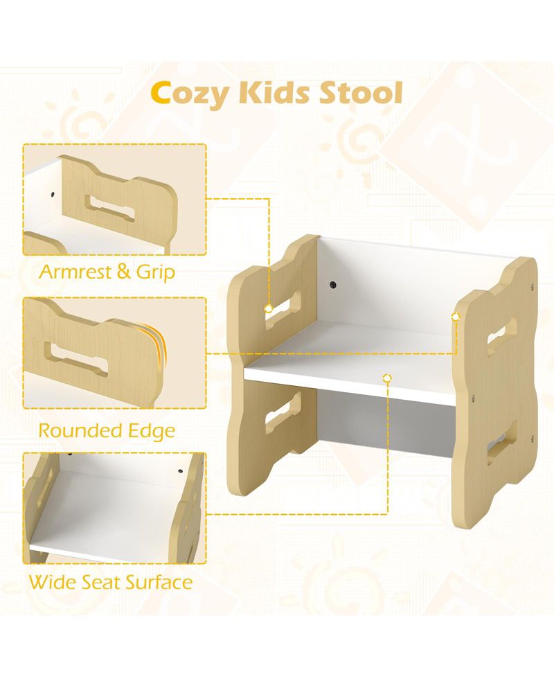 3 Piece Toddler Table and Stool Activity Set