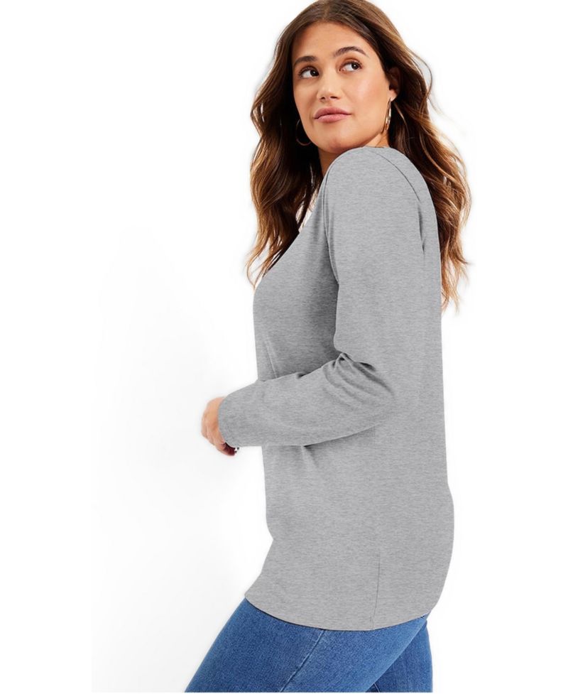 Women's June and Vie Long-Sleeve Crewneck One + Only Tee