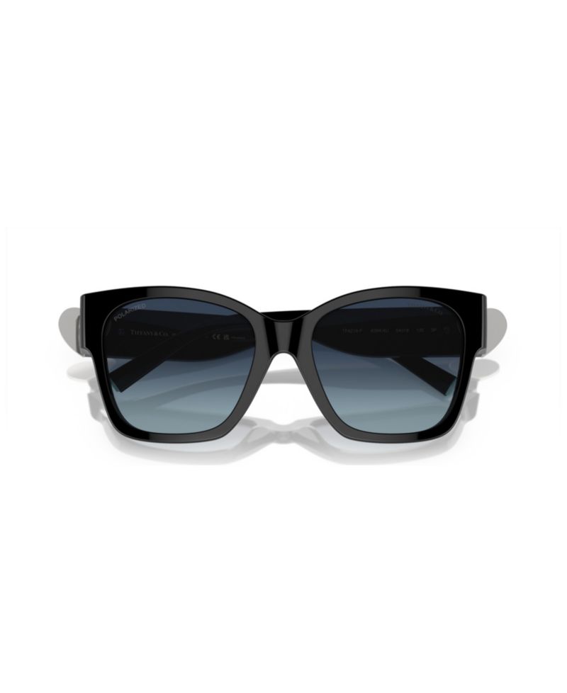 Women's Polarized Low Bridge Fit Sunglasses, Gradient TF4216F