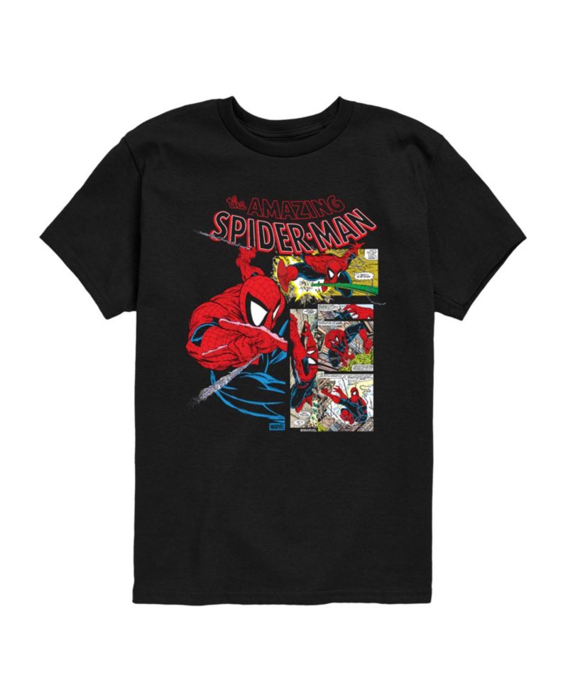 Boys' 8-20 Spider-Man Comic Book Youth Short-Sleeve Graphic T-Shirt
