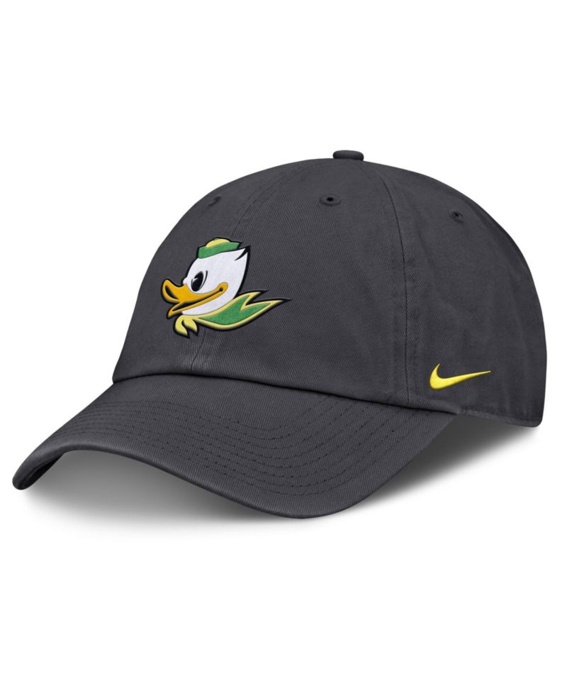 Men's Anthracite Oregon Ducks Club Dri-FIT Adjustable Hat