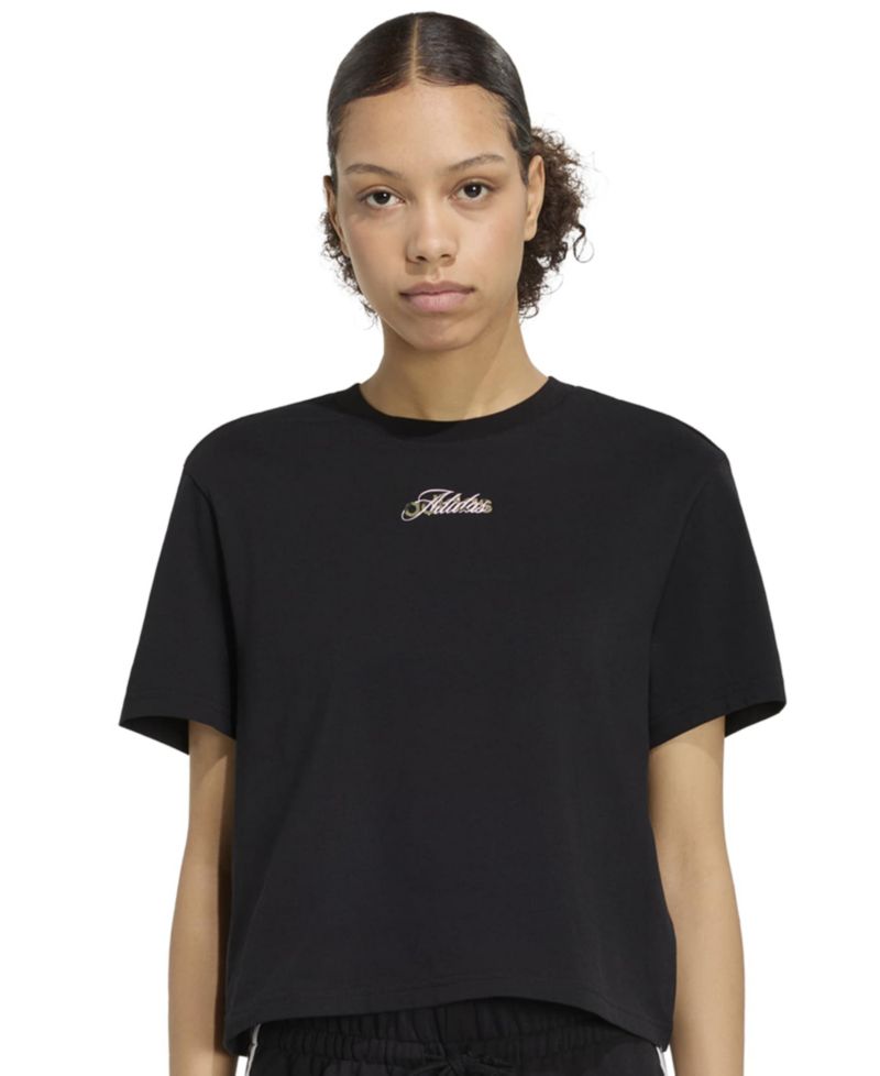 Women's Camo Graphic Loose-Fit Crewneck T-Shirt