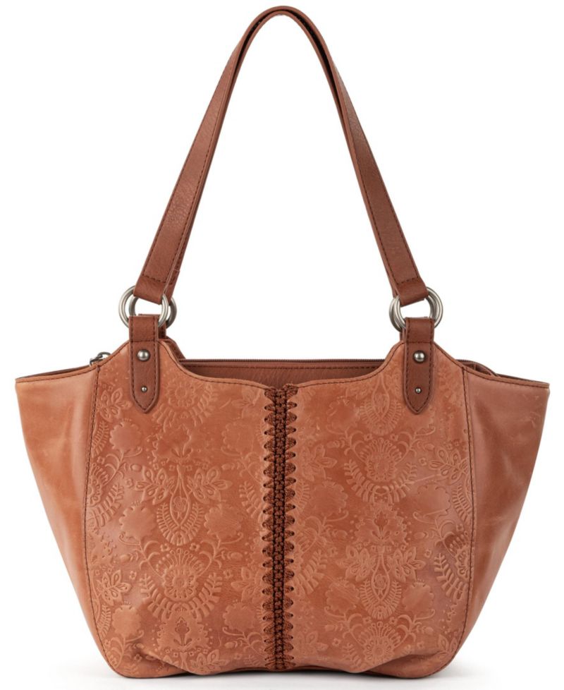Bolinas Leather Extra-Large Satchel Handbag