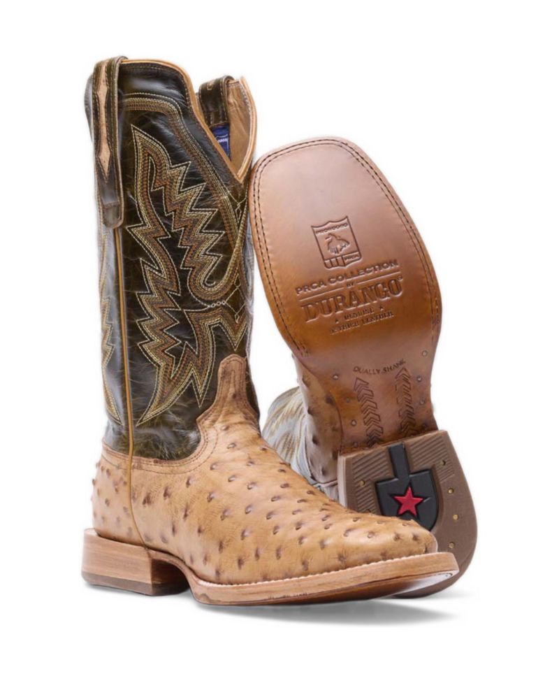 Men's PRCA Collection Full-Quill Ostrich Western Boot
