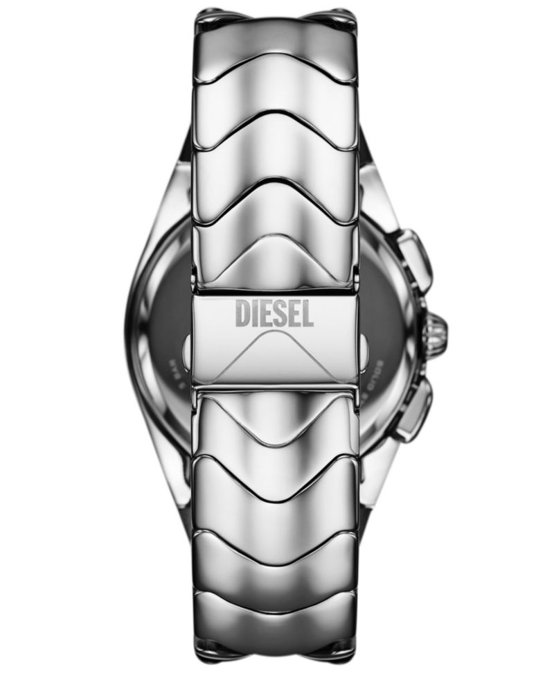 Men's Mercurial Quartz Chronograph Silver Stainless Steel Watch, 45mm