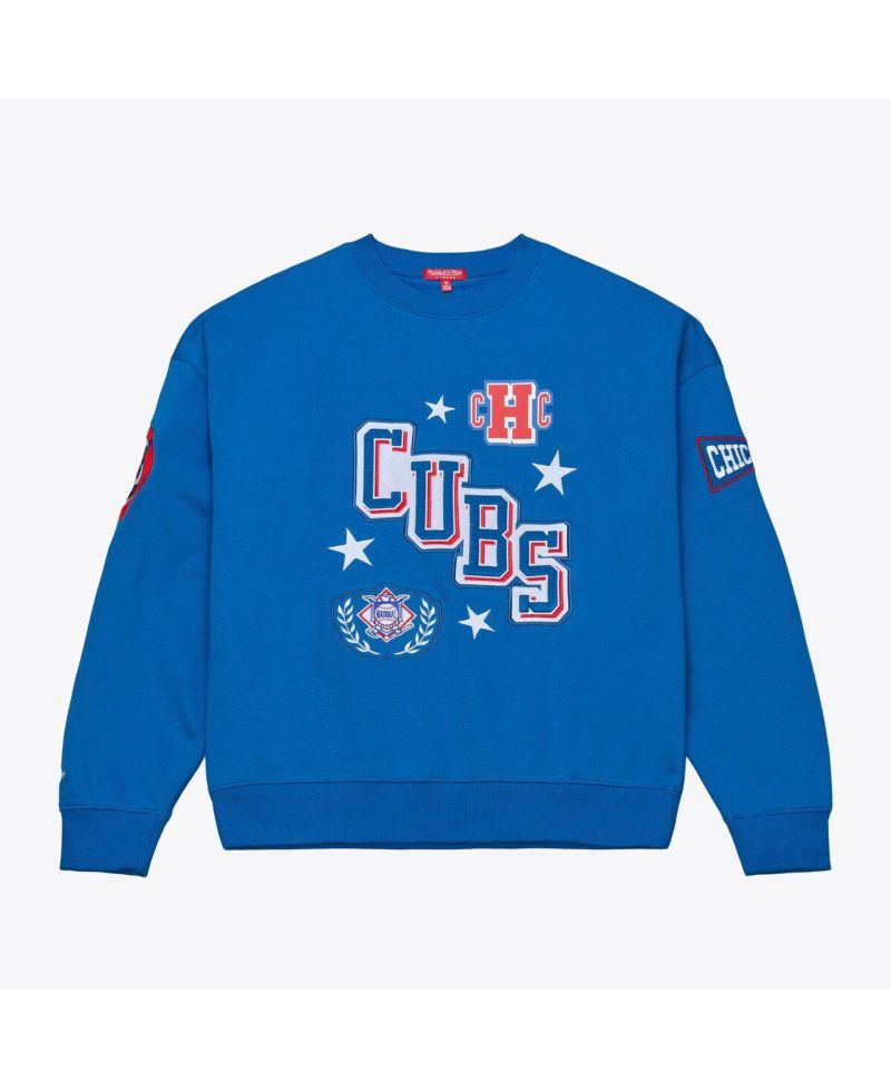 Women's Royal Chicago Cubs Pep Rally Sweatshirt