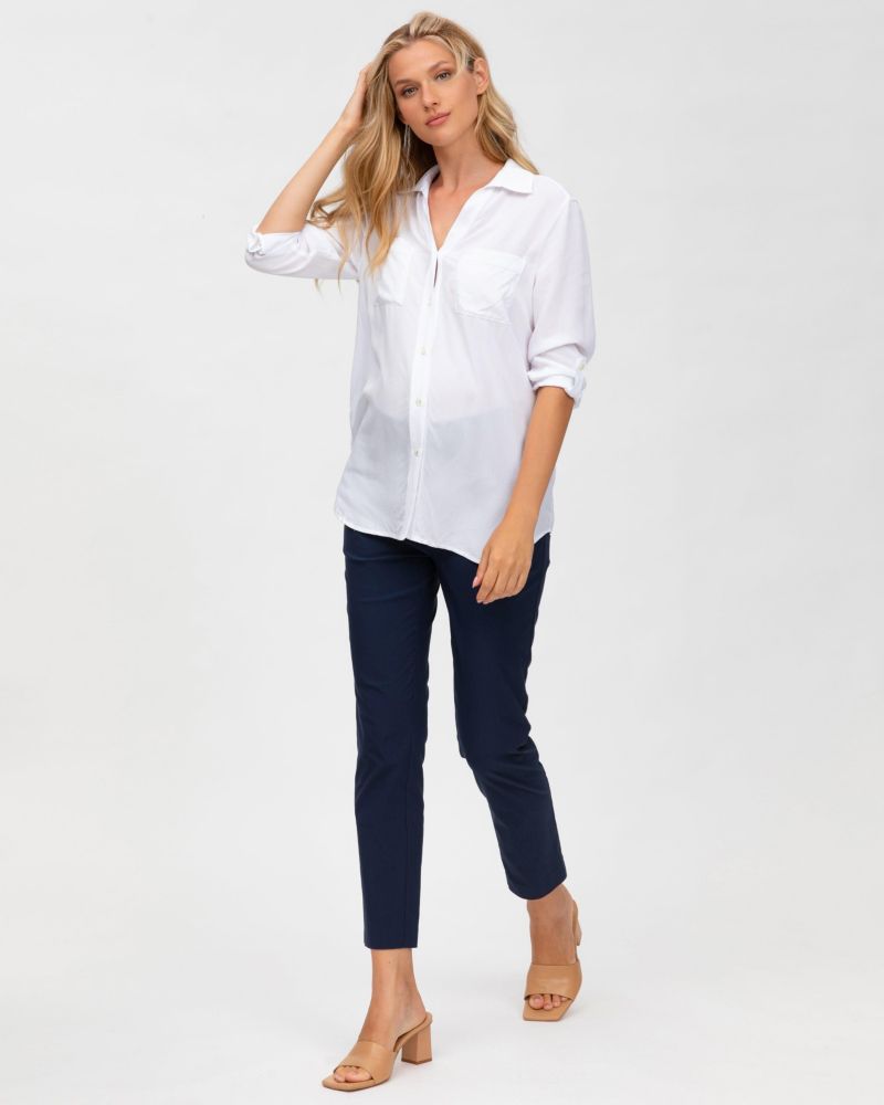 Maternity Super Stretch Straight Slim Fit Elwood Trousers