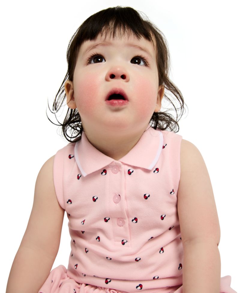 Baby Girls' Printed Top and Skirted Bloomers, 2-Piece Set