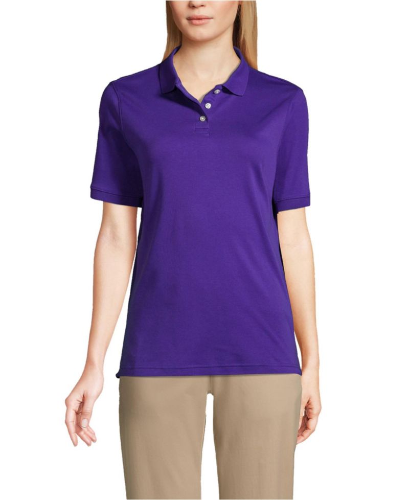 Women's Short Sleeve Interlock Polo Shirt