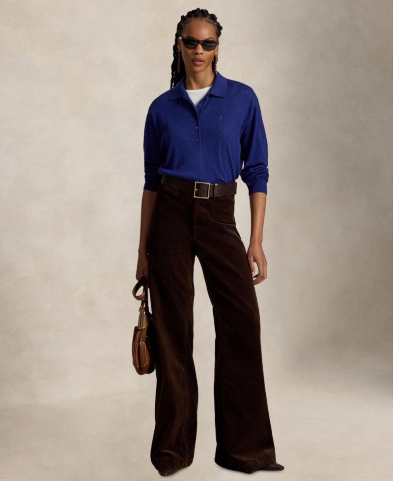 Women's Polo Collar Sweater