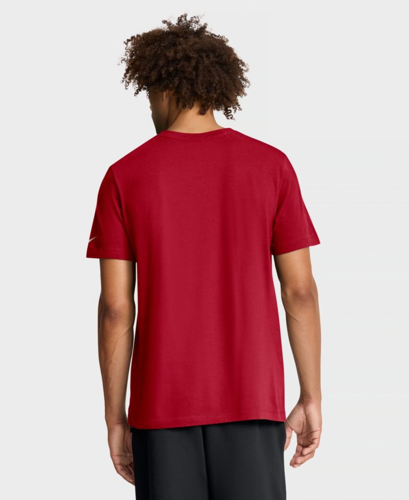 Men's Red New York Giants Essential Logo T-Shirt