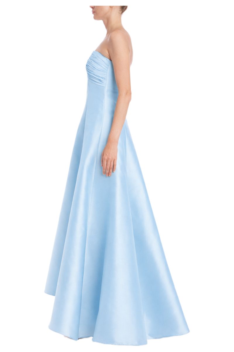 Women's Strapless Sweetheart Neck A-Line Gown