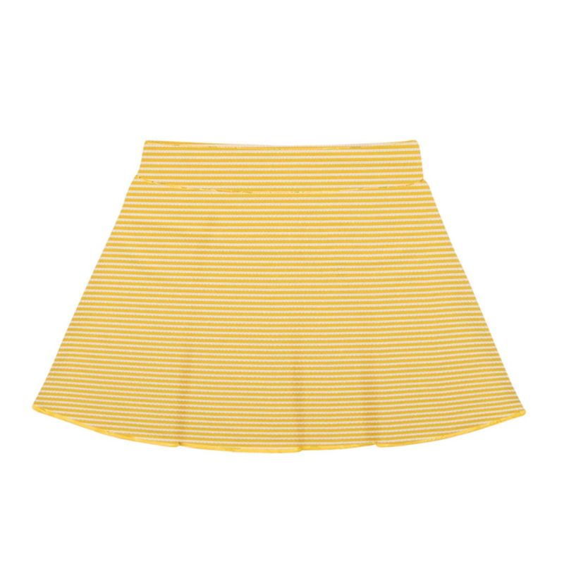 Little Girls Sunshine Stripe Swim Skirt