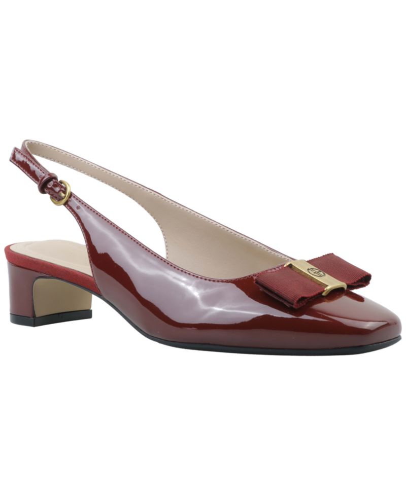 Women's Battah Block Heel Slingback Pumps