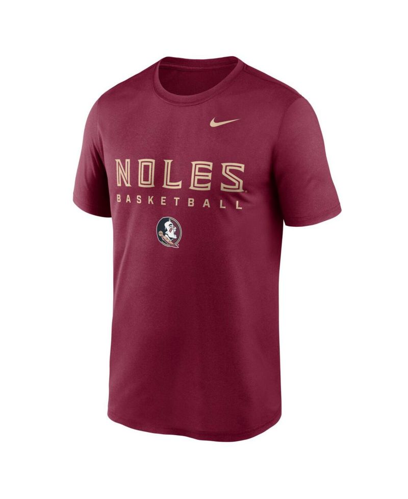 Men's Garnet Florida State Seminoles 2025 Courtside Basketball Legend Dri-FIT T-Shirt