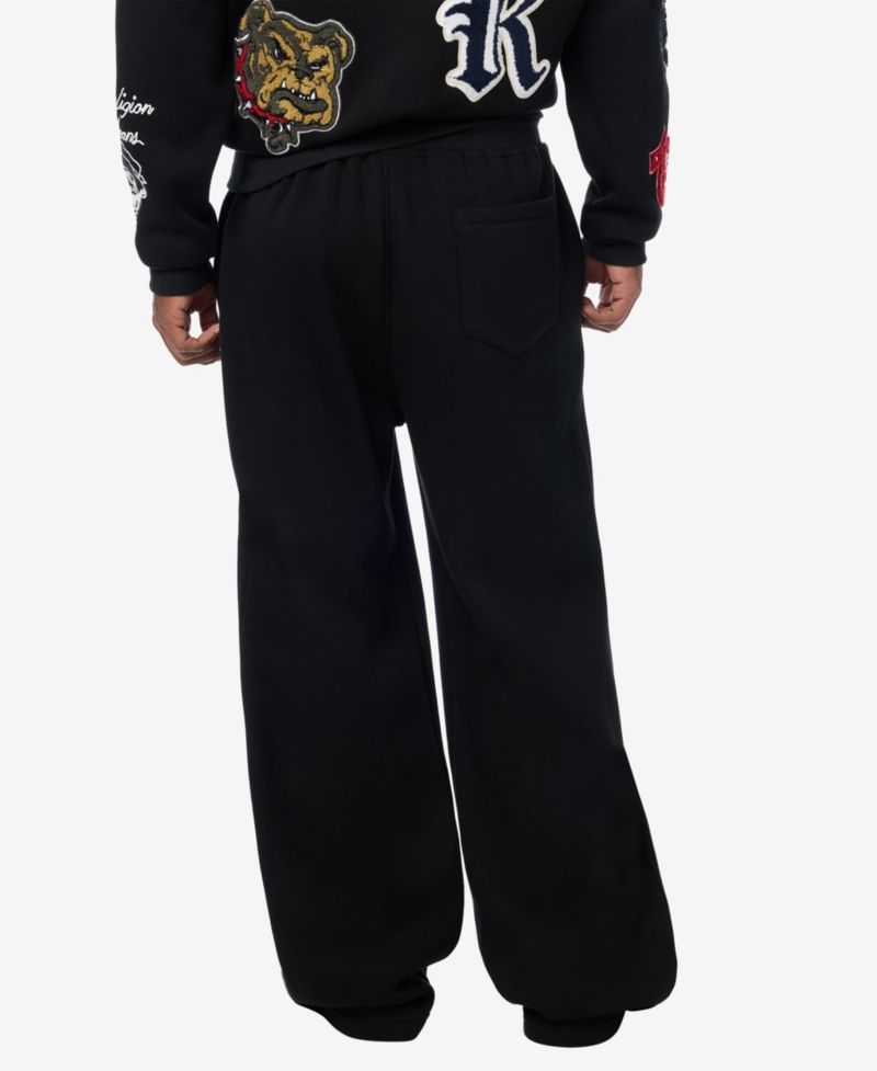 Men's Logo Patch Baggy Sweatpants