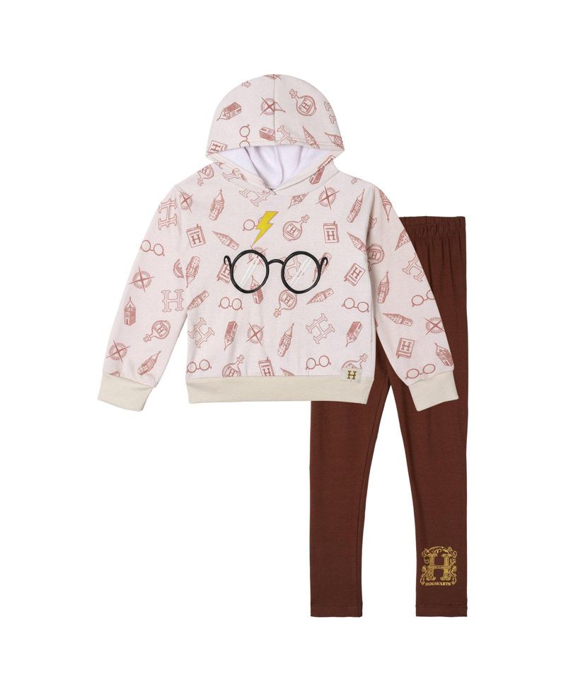 Girls' (5-20) Fleece Hoodie and Leggings Set