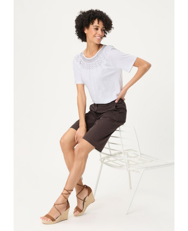 Women's Embroidered T-Shirt