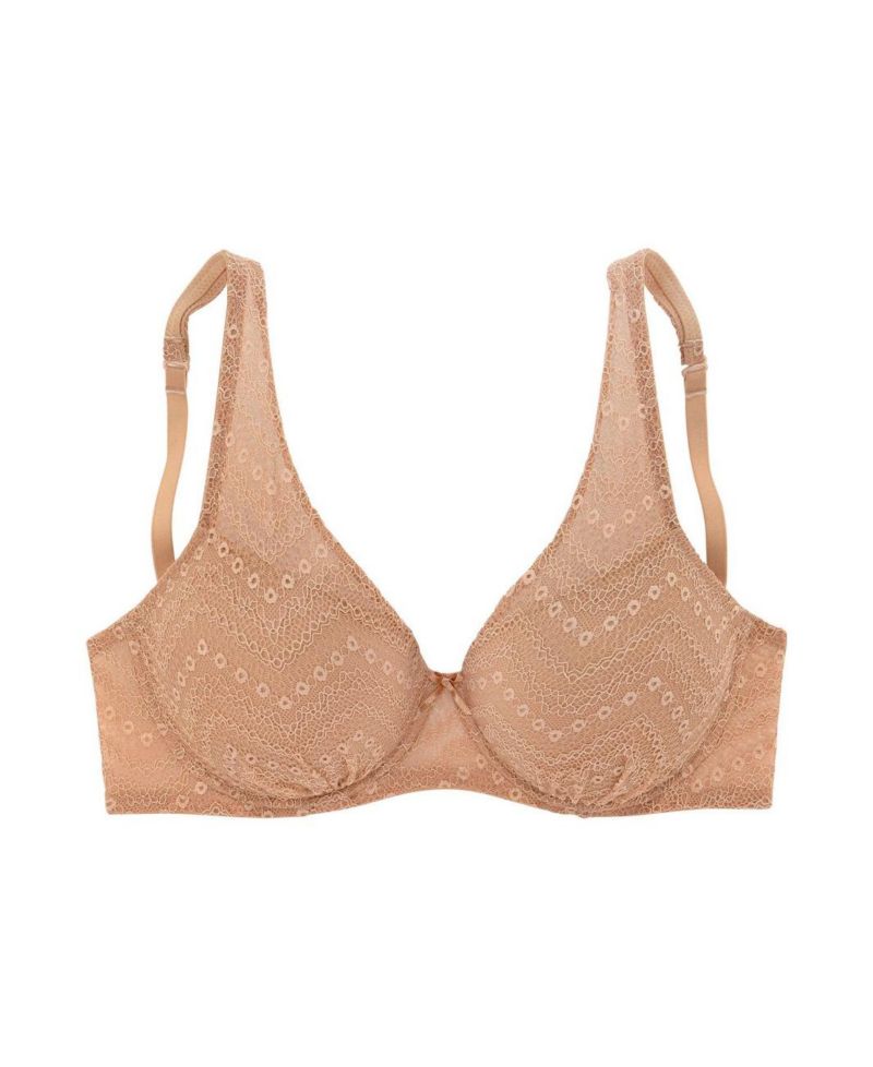 Women's Underwire Lightly Padded Plunge Bra