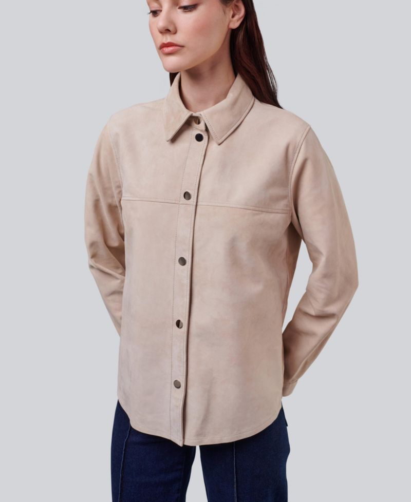 Women's Sabine Suede Shirt Jacket