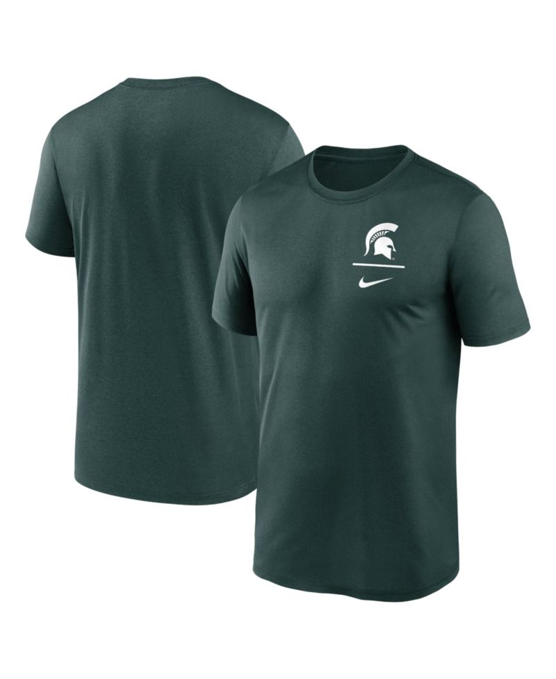 Men's Green Michigan State Spartans Primary Logo Legend Performance T-Shirt