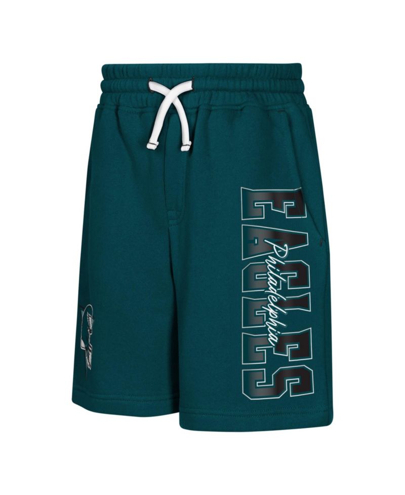 Boys' and Girls' 4-16 Philadelphia Eagles Audible Brushed-Fleece Drawstring Shorts