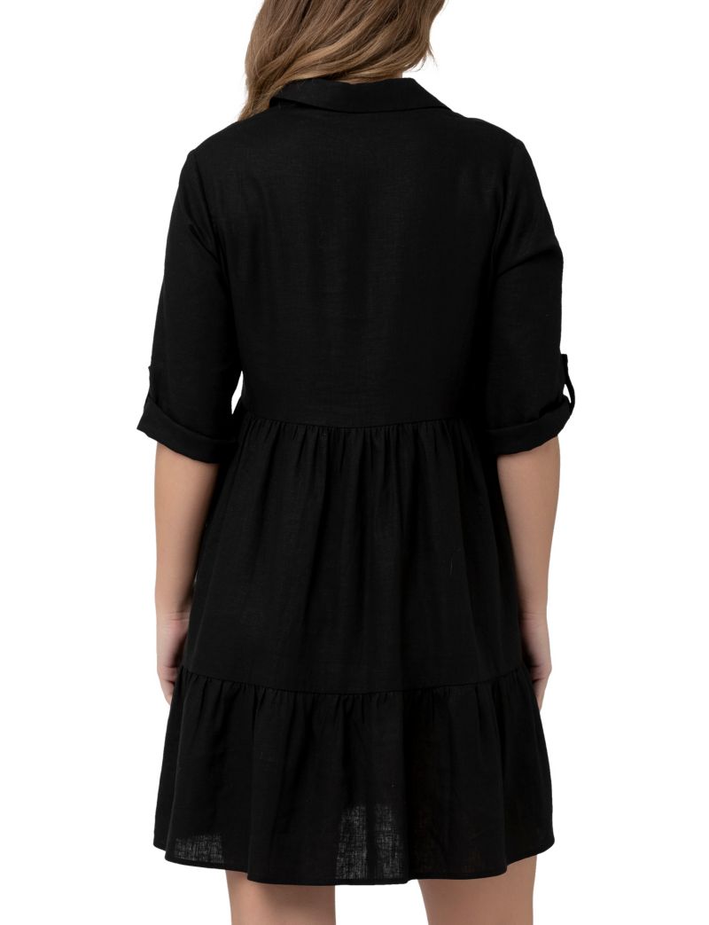 Women's Adel Button Linen Dress
