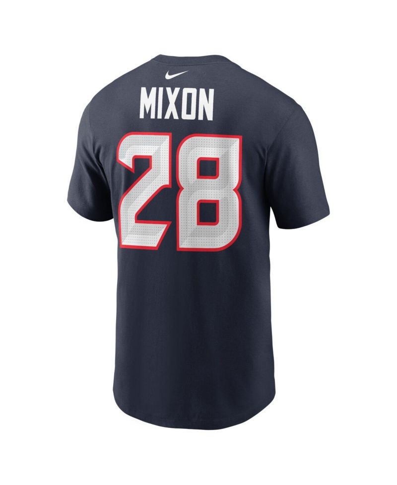 Men's Joe Mixon Navy Houston Texans Player Name & Number T-Shirt