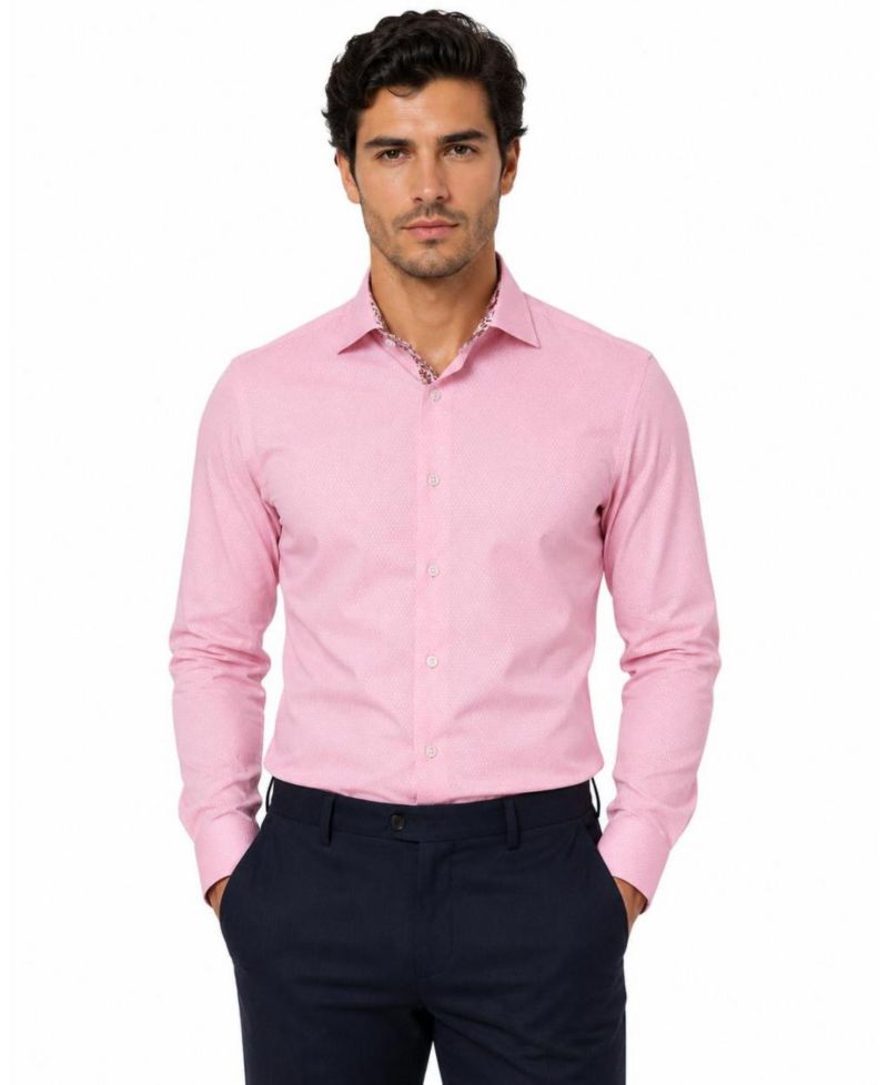 Men's Slim Fit Trendy Button-Down Shirt