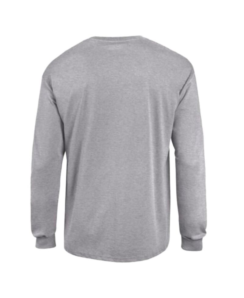 Men's Gray Las Vegas Raiders Arch Over Logo Long Sleeve T-Shirt