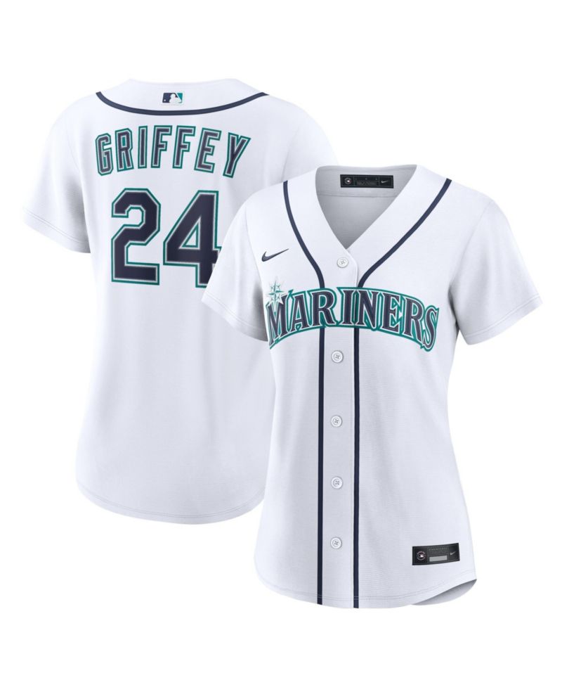 Women's Ken Griffey Jr. White Seattle Mariners Home Replica Jersey