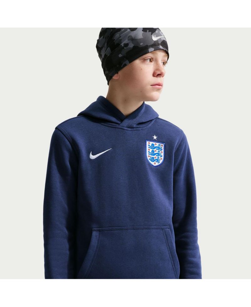 Big Boys and Girls Navy England National Team Club Hoodie