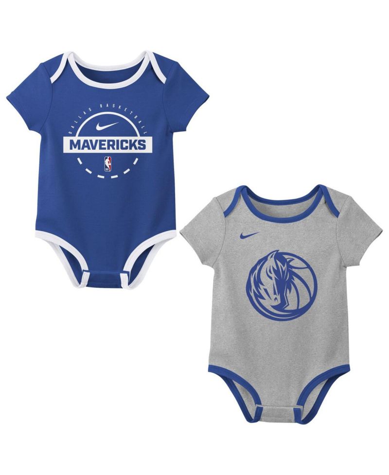 Baby Boys and Girls 2-Piece Dallas Mavericks Bodysuit Set