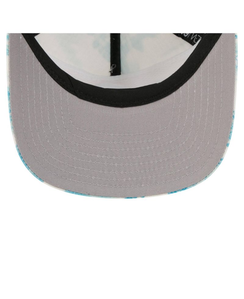 Men's White Miami Dolphins Tropics 19TWENTY Adjustable Hat