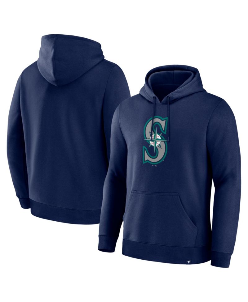 Men's Navy Seattle Mariners Primary Logo Legacy Hoodie