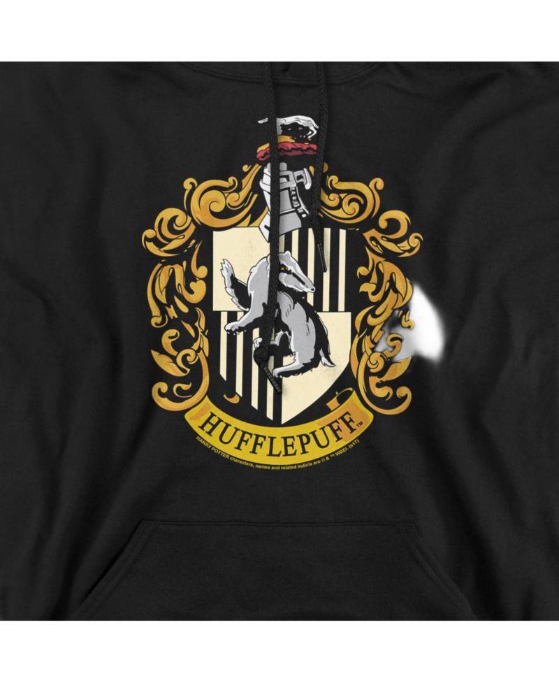 Men's Hufflepuff Crest Pull-Over Hoodie