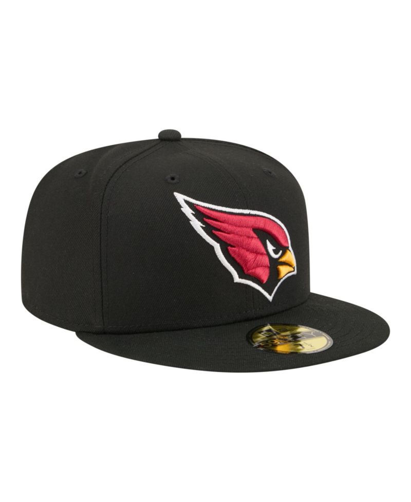 Men's Black Arizona Cardinals 59FIFTY Fitted Hat