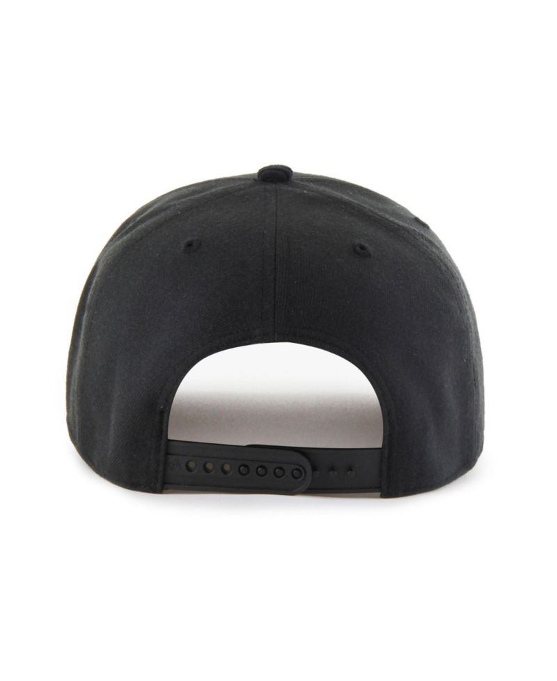 Men's '47 Black Boston Celtics Nothing But Net Hitch Adjustable Hat