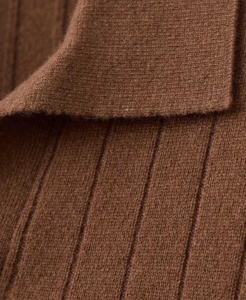 Men's Cashmere Polo Sweater