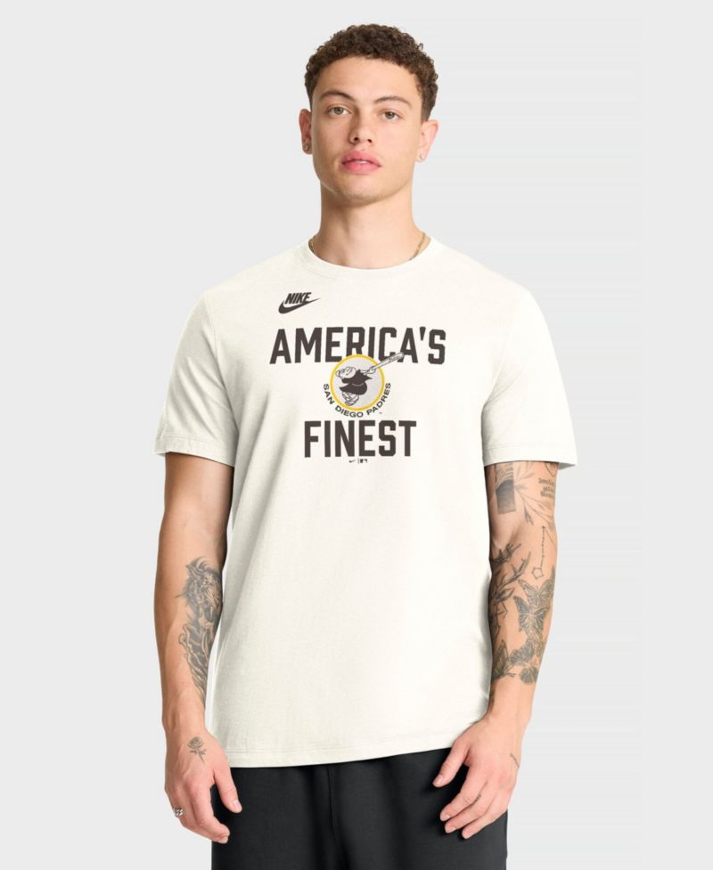 Men's Cream San Diego Padres Cooperstown Collection ‘70s Inspired T-Shirt