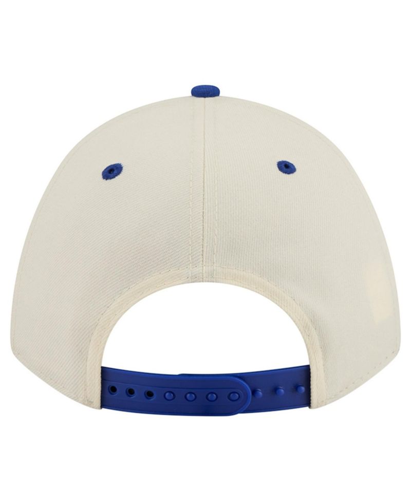 Men's Cream/Royal Denver Broncos Throwback Arch 9FORTY A-Frame M-Crown Adjustable Hat
