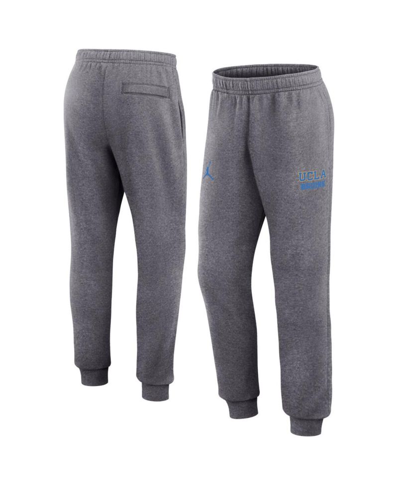 Men's Heather Gray UCLA Bruins Primetime Club Fleece Jogger Pants